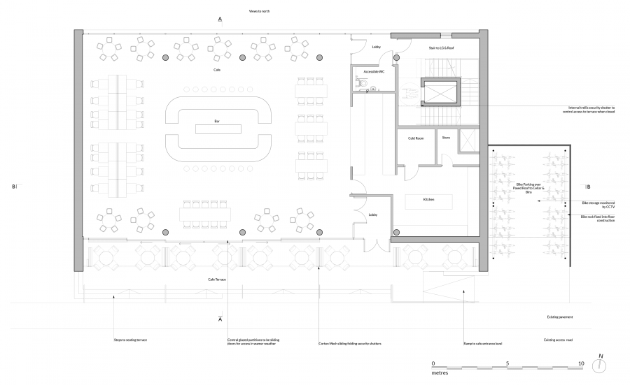 1920 P110 Proposed Upper Ground Floor Plan